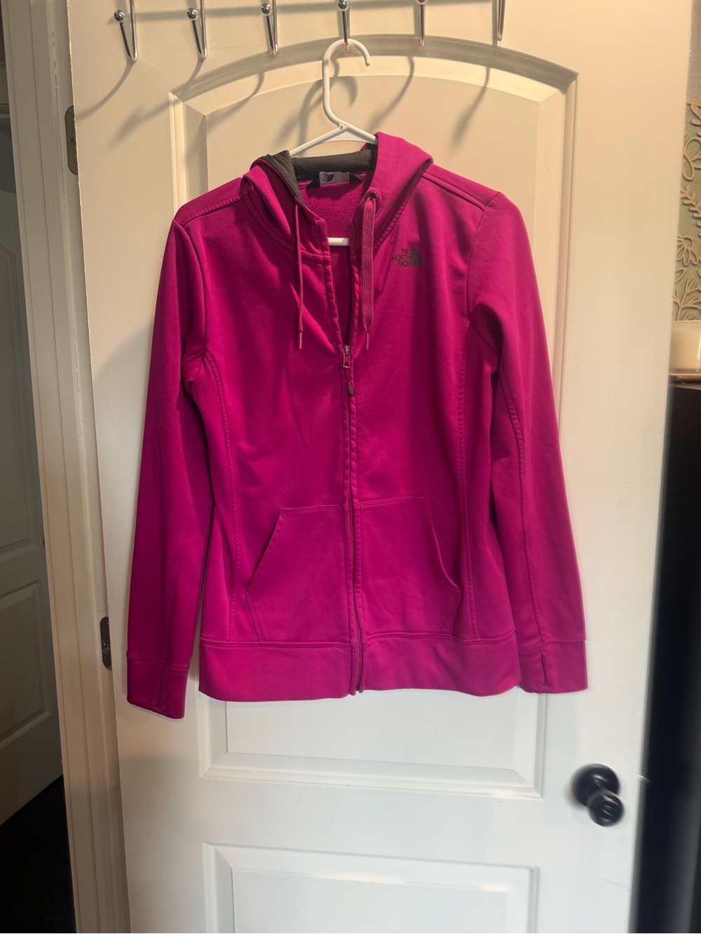 The North Face Hot Pink Full-Zip Hoodie